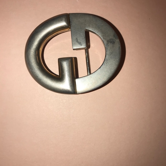 vintage Gucci GG monogram belt buckle